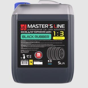 Полироль для шин Master's Line Black Rubber 1:3 5 л 812226 фото