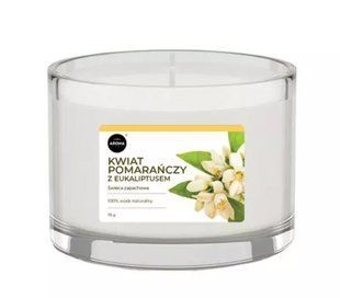 Ароматическая свеча Aroma Home, Базова серія - Цвіт апельсину з евкалиптом 115 г 839378 фото