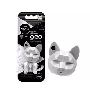 Автомобільний полімерний ароматизатор Aroma Car GEO Cat - Cotton Touch 120573 фото