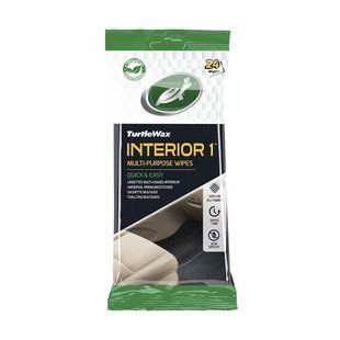 Салфетки очистные для салона Turtle Wax INTERIOR 1 WIPES (24 шт) 1 уп 54095 фото