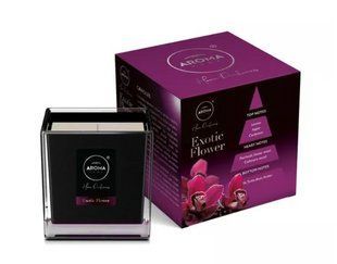 Ароматическая свеча Aroma Home Black Series - Exotic Flower 155 г 835103 фото