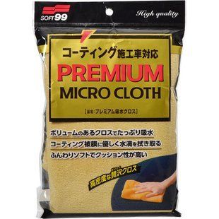 Мікрофібра Soft99 Premium Micro Cloth &mdash; дуже ніжна, для розполювання покриттів 04183 фото