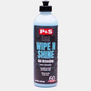 Поліроль для догляду за гумою, вінілом і пластиком P&S Wipe N Shine 473 мл L300P фото