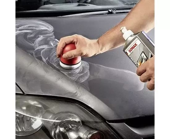 Кольорова поліроль із воском сірий Sonax Polish&Wax Color NanoPro 500 мл 296300 фото
