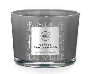 Ароматическая свеча Aroma Home Elegance - Gentle Sandalwood 115 г 836643 фото