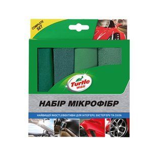 Набор профессиональных микрофибр для авто Turtle Wax (4шт) X9314 фото