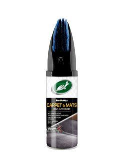 Очиститель текстиля и ковров сверхмощный Odor-X со щеткой Turtle Wax Carpet Mats 400 мл 52894 фото